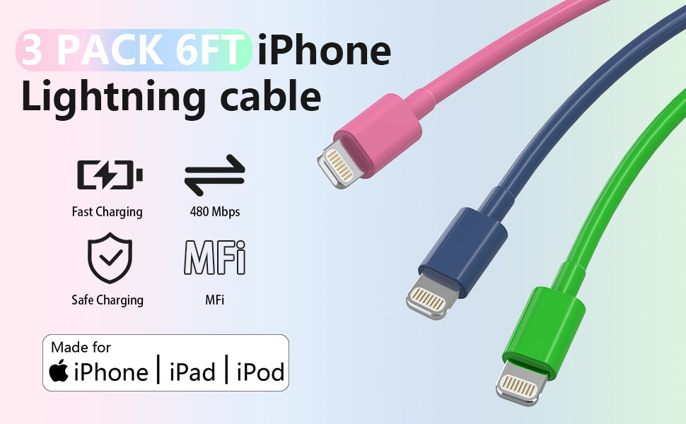 Fast Charging Lightning Cable