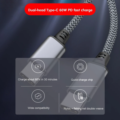 Wholesale Nylon Braided USB C 60W PD Charging Cable