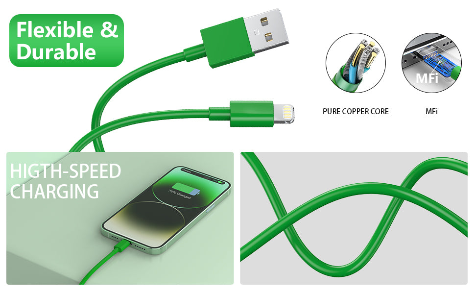 Fast Charging Lightning Cable