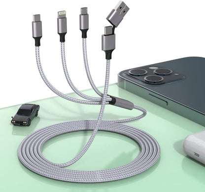 Multi 5 in 1 Universal 3A Fast Charge USB Charging Cable