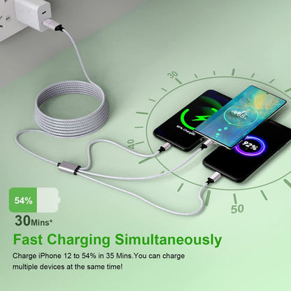 Multi 5 in 1 Universal 3A Fast Charge USB Charging Cable